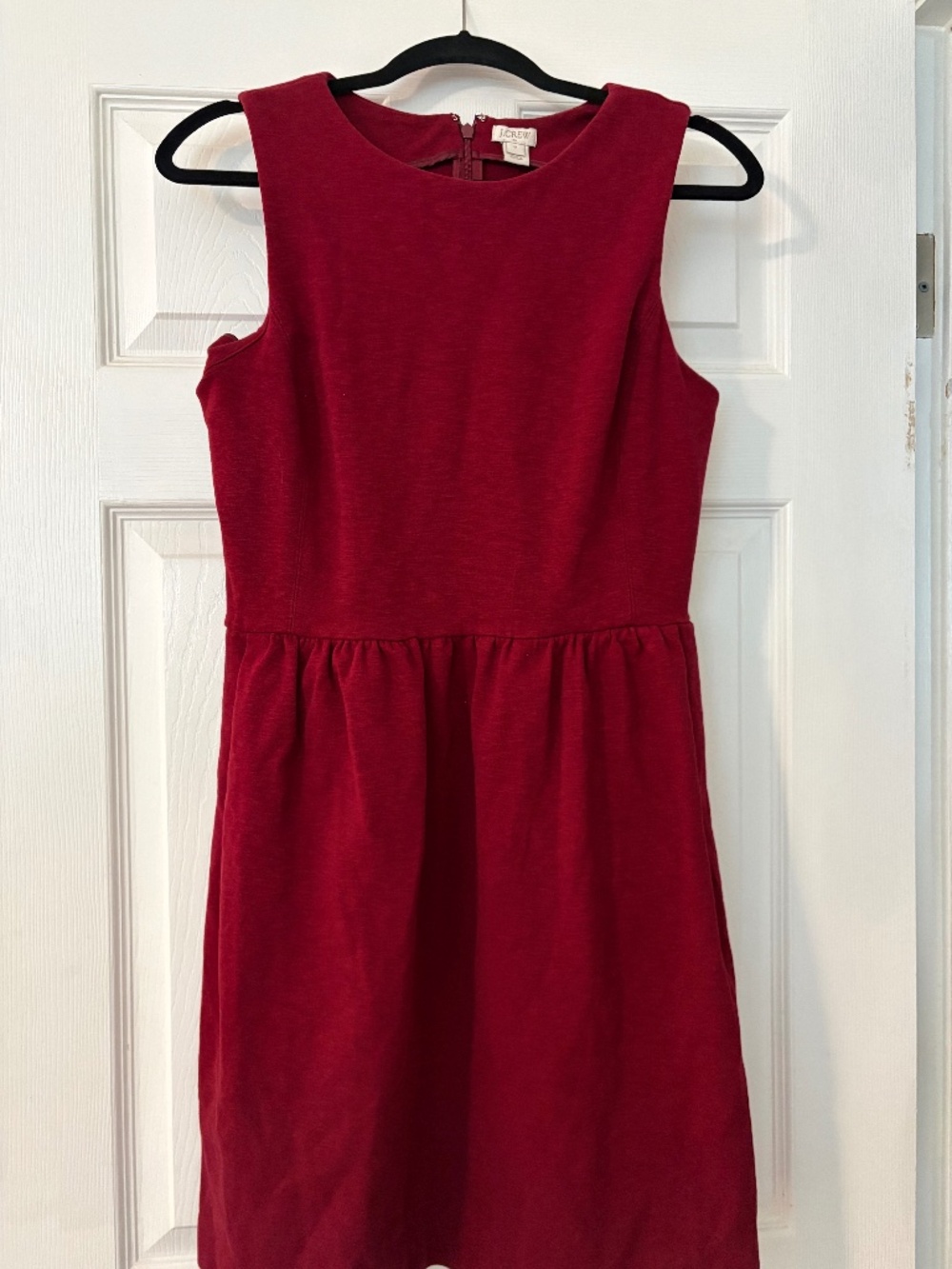J.Crew Factory Red Shift Dress